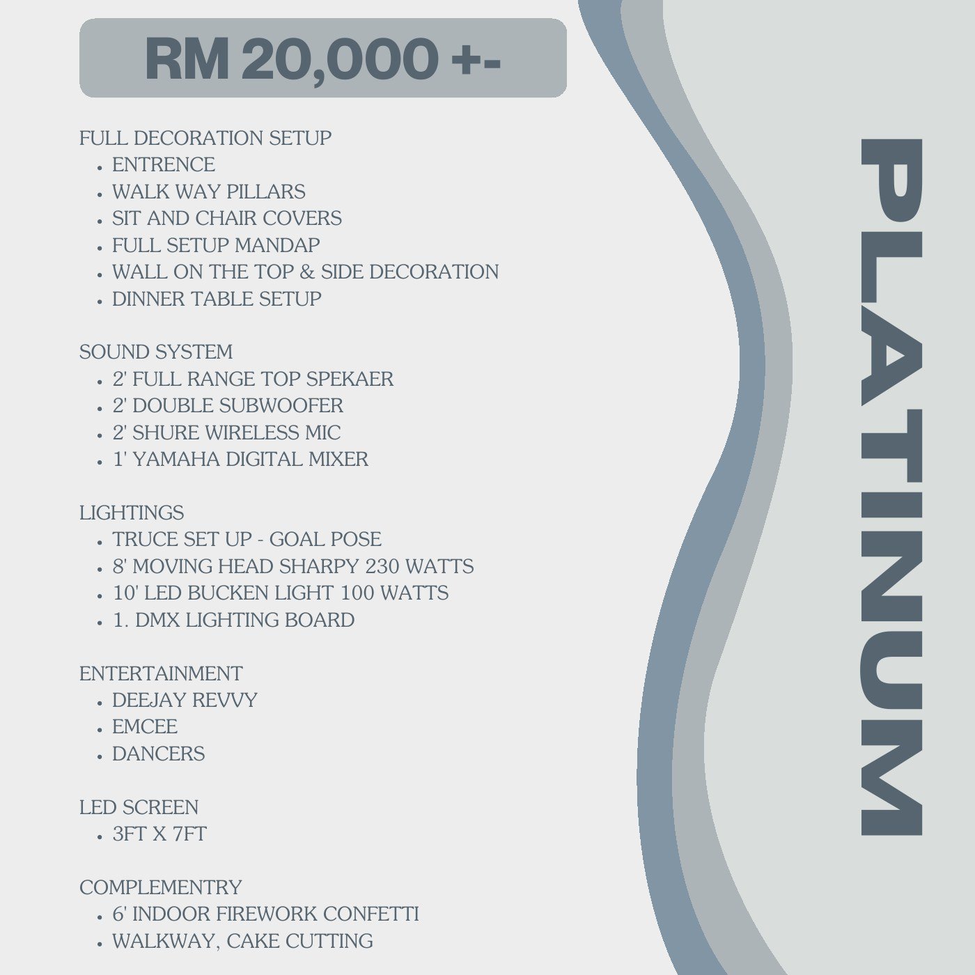 Platinum package page 4
